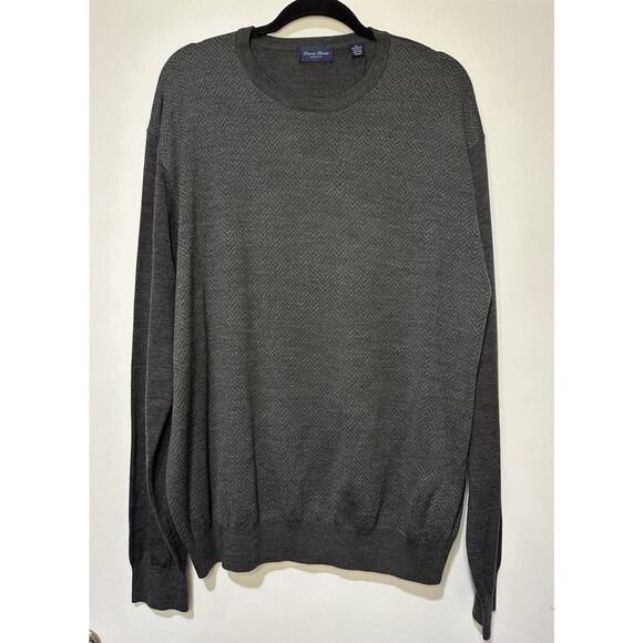 Linea Rosso Nordstrom Men's Charcoal Merino Wool Sweater Size XXL New w/ Tags - Picture 1 of 14
